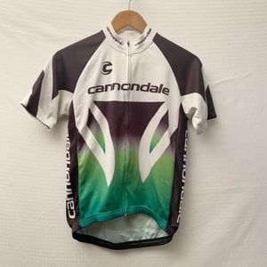 Cannondale Mens Small Green Cycling Jersey